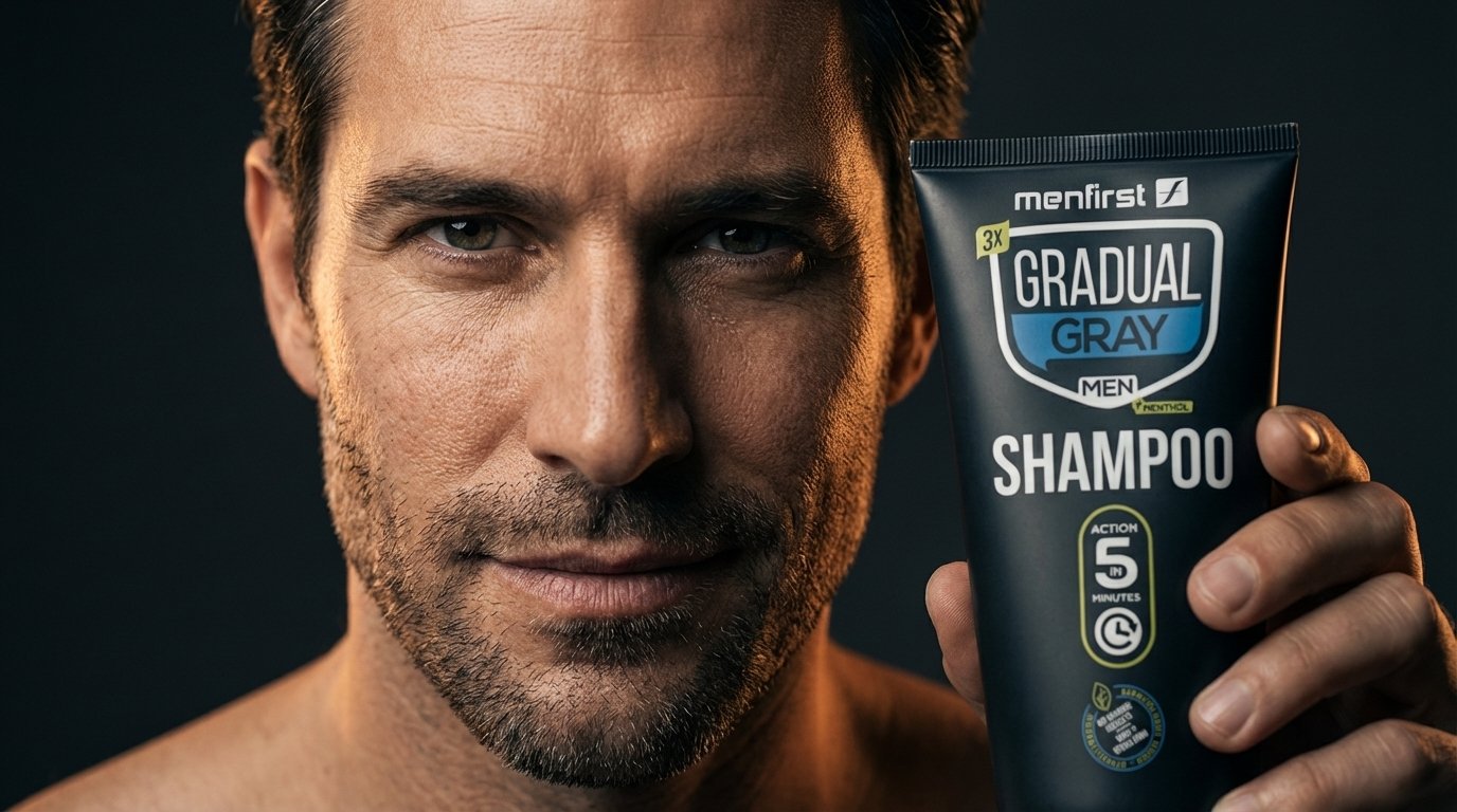MenFirst Gradual Gray — AI Cinematic Product Campaign | Pixel Motus